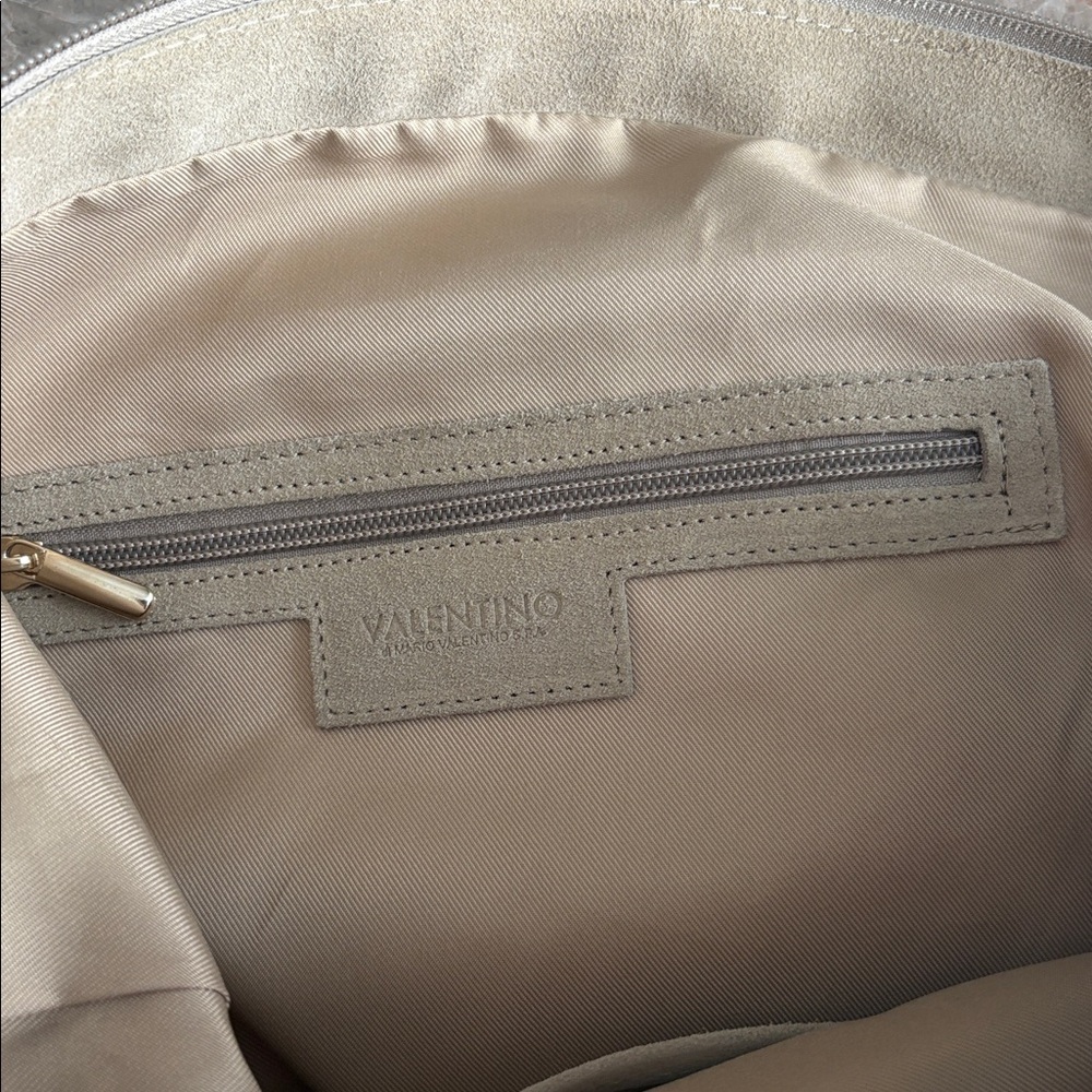 Valentino Floral Embellished suede Bag - Picture 8 of 13
